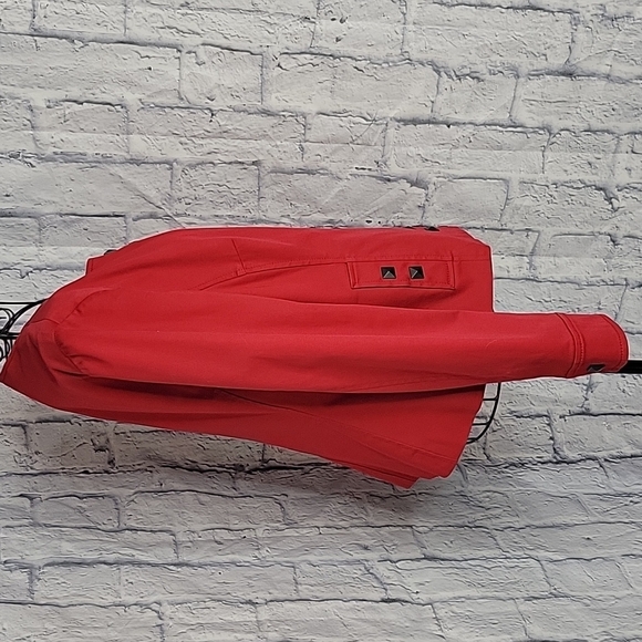 KASPER SPORTSWEAR Red and Black Zip Up Suit Jacket 10 Petite - Picture 4 of 6